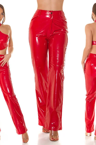 Style Fashion: Dámské latexové kalhoty s lemováním