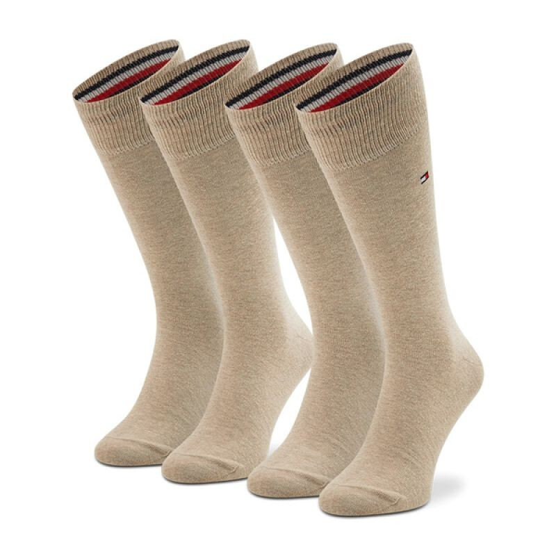 Komfortní pánské ponožky Tommy Hilfiger - 2ks - béžové, 39-42 i476_67054238