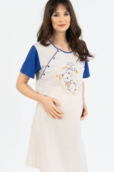 Dámská noční košile mateřská Méďa Smile Vienetta