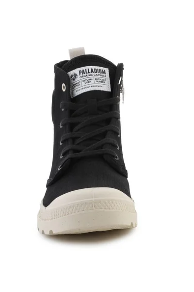 Dámské černé boty Palladium Pampa Hi Zip Organ