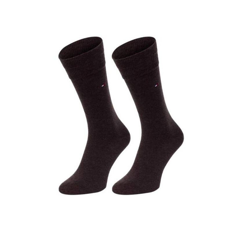 Komfortní pánské ponožky Tommy Hilfiger - hnědé - 2ks, 39-42 i476_40276342
