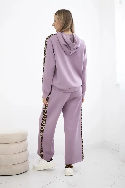 Nebeská růžová sada s leopardím vzorem od K-Fashion