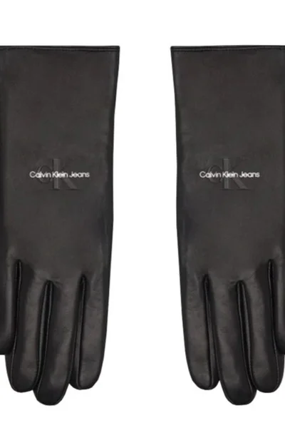 Kožené dámské rukavice Calvin Klein Jeans