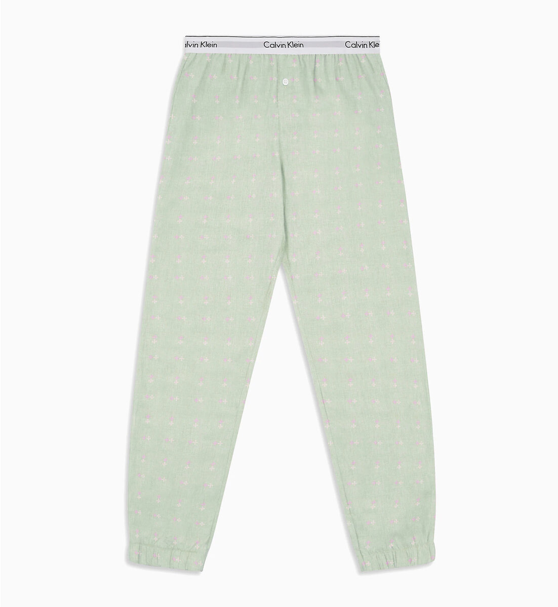 Pyžamo pro ženyvé kalhoty 000S6 zelená - Calvin Klein, Zelená L i10_P41225_1:486_2:90_