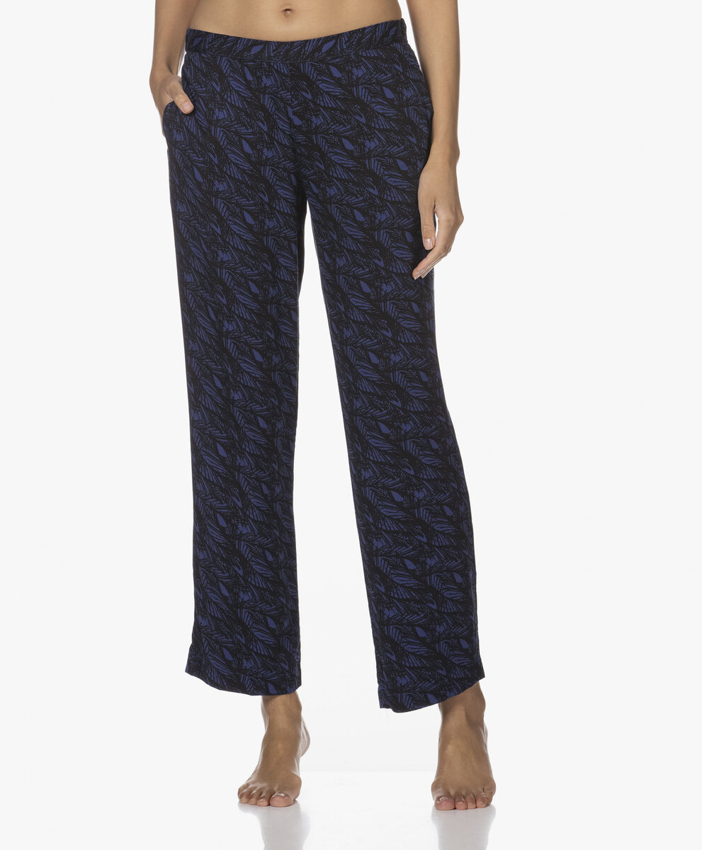 Pyžamo pro ženyvé kalhoty 3VZ VFR - modročerná - Calvin Klein, modro - černá M i10_P53355_1:1014_2:91_