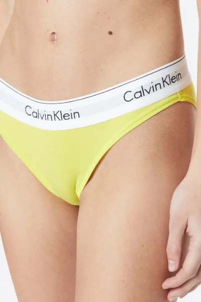 Dámské kalhotky U46K ZIR - žlutá - Calvin Klein