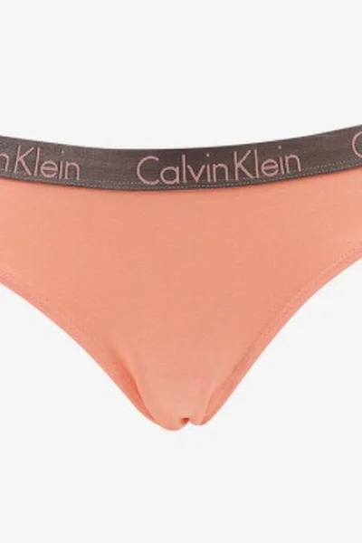 Dámské kalhotky 3PZ680 TJ2 - korálová - Calvin Klein
