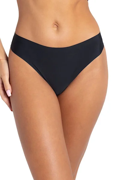 Černá tanga Ultra Comfort bezešvá - Gatta