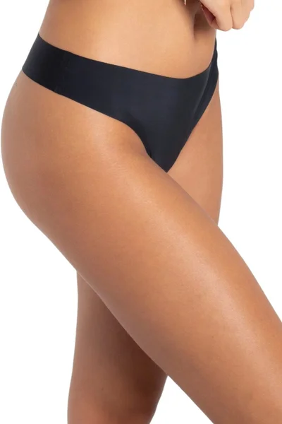 Černá tanga Ultra Comfort bezešvá - Gatta