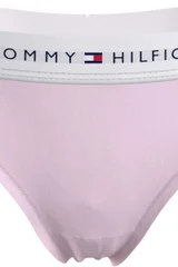 Růžová tanga Tommy Hilfiger s logem a jemným střihem