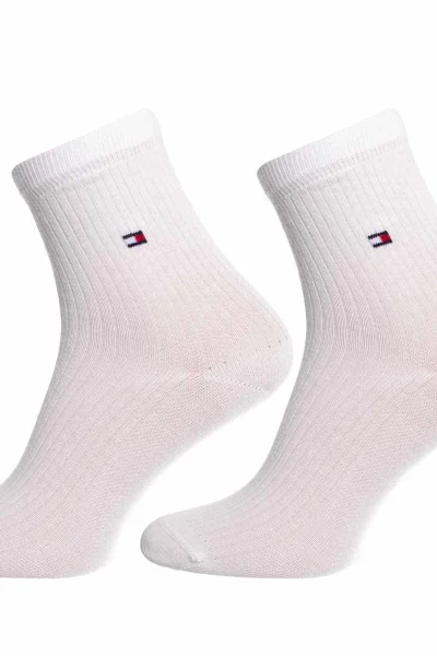 Tommy Hilfiger Dámské Ponožky Bílo-zelené 2 Pár