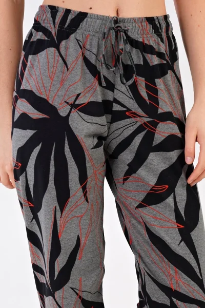Listové pyžamové kalhoty Vienetta dámké