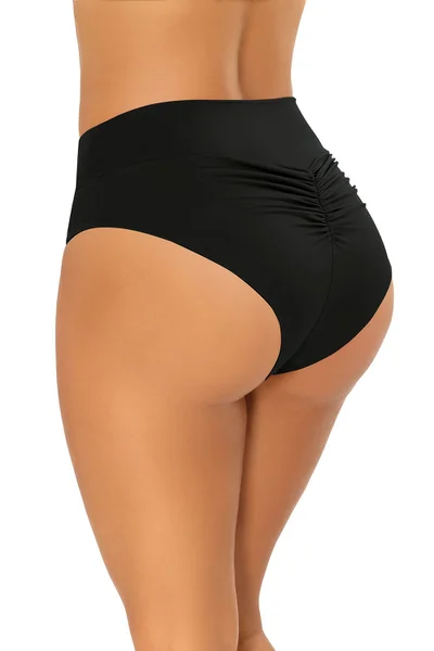 Černé dámské plavkové kalhotky Elegant Curves