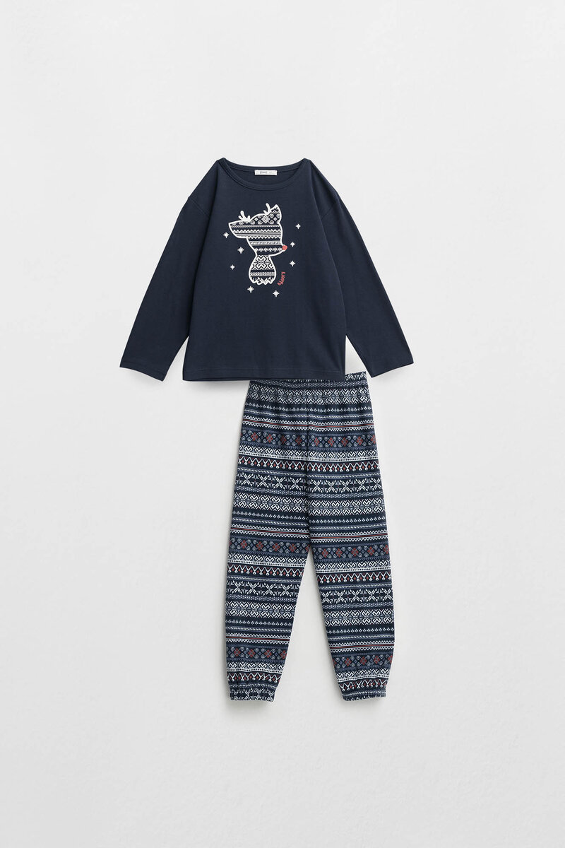 Vamp - Dvoudílné dětské pyžamo - Darby N48750 - Vamp, gray melange 10 i512_17576_105_4