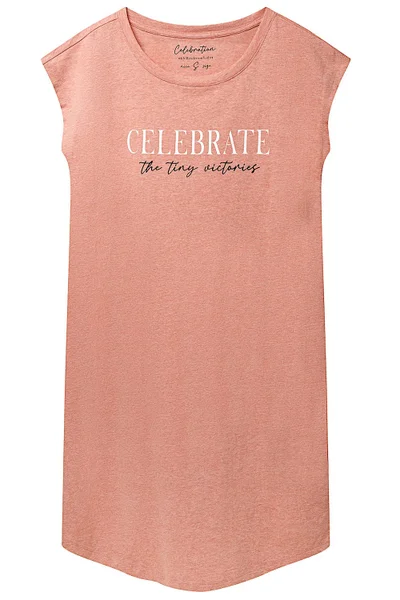Růžová noční košile z kvalitní bavlny - Bing Henderson