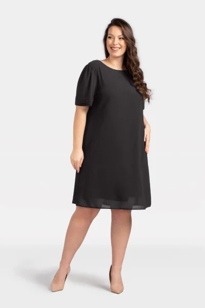 Romantické šifonové šaty Nila pro dámy plus size