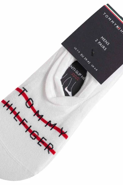 Tommy Hilfiger Bílé Pánské Ponožky - 2 Párů