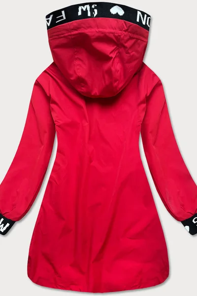 Jednoduchá červená bunda pro ženy R71 S'WEST