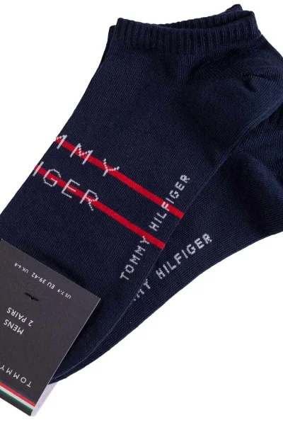 Pánské ponožky Tommy Hilfiger 2 páry námořnická modrá