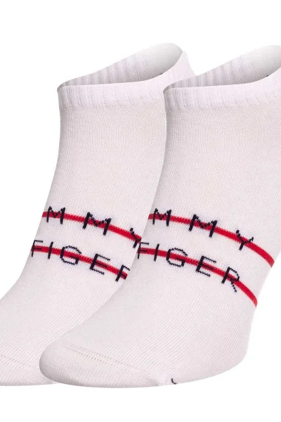 Tommy Hilfiger Pánské Bílé Tenisové Ponožky 2 Pár