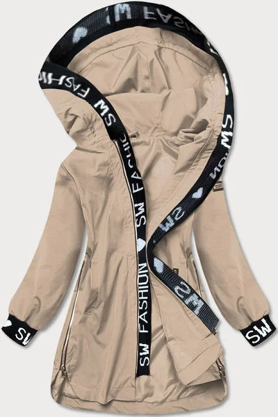 Jednoduchá béžová bunda pro ženy 1600 S'WEST