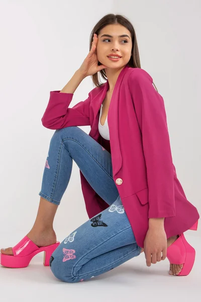 Růžové sako FPrice pro ženy - model DHJ MA