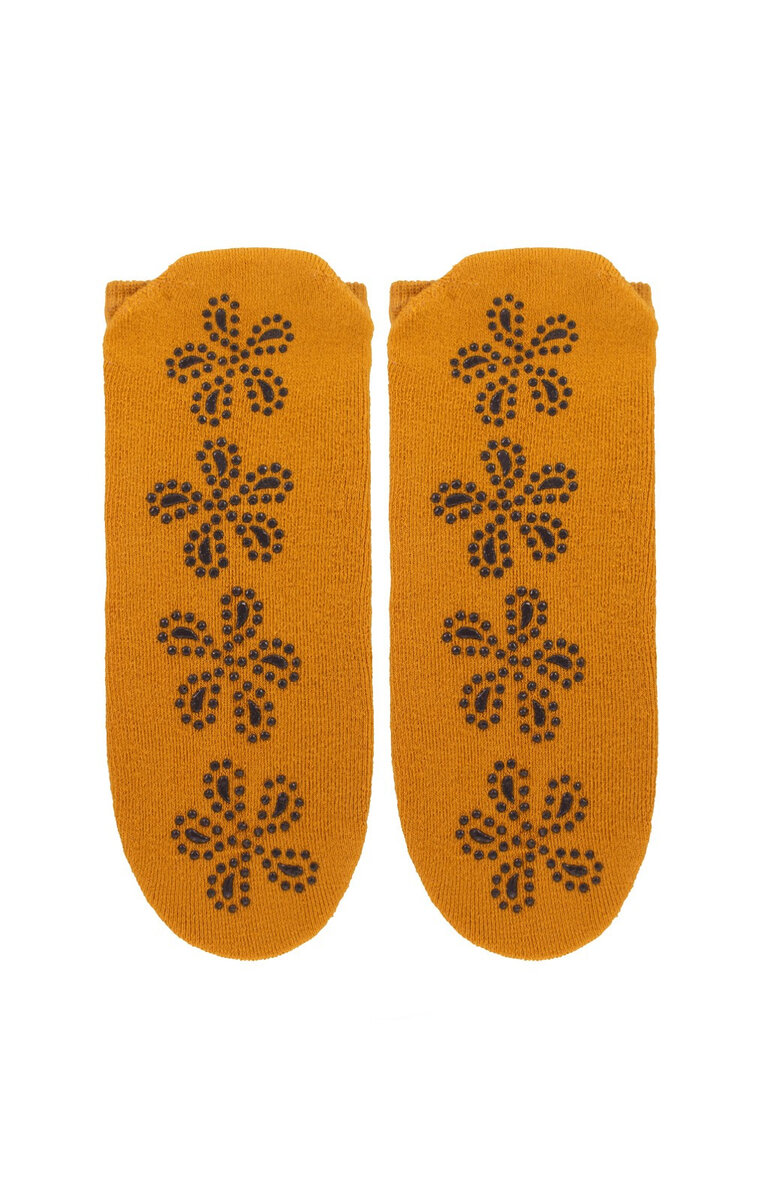 Dámské ponožky Bratex 84174 Frotta ABS, melanžově šedá 36-38 i384_61606421