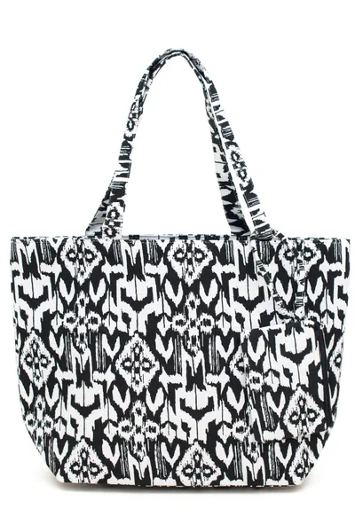 Černobílá módní taška - Elegantní Esence