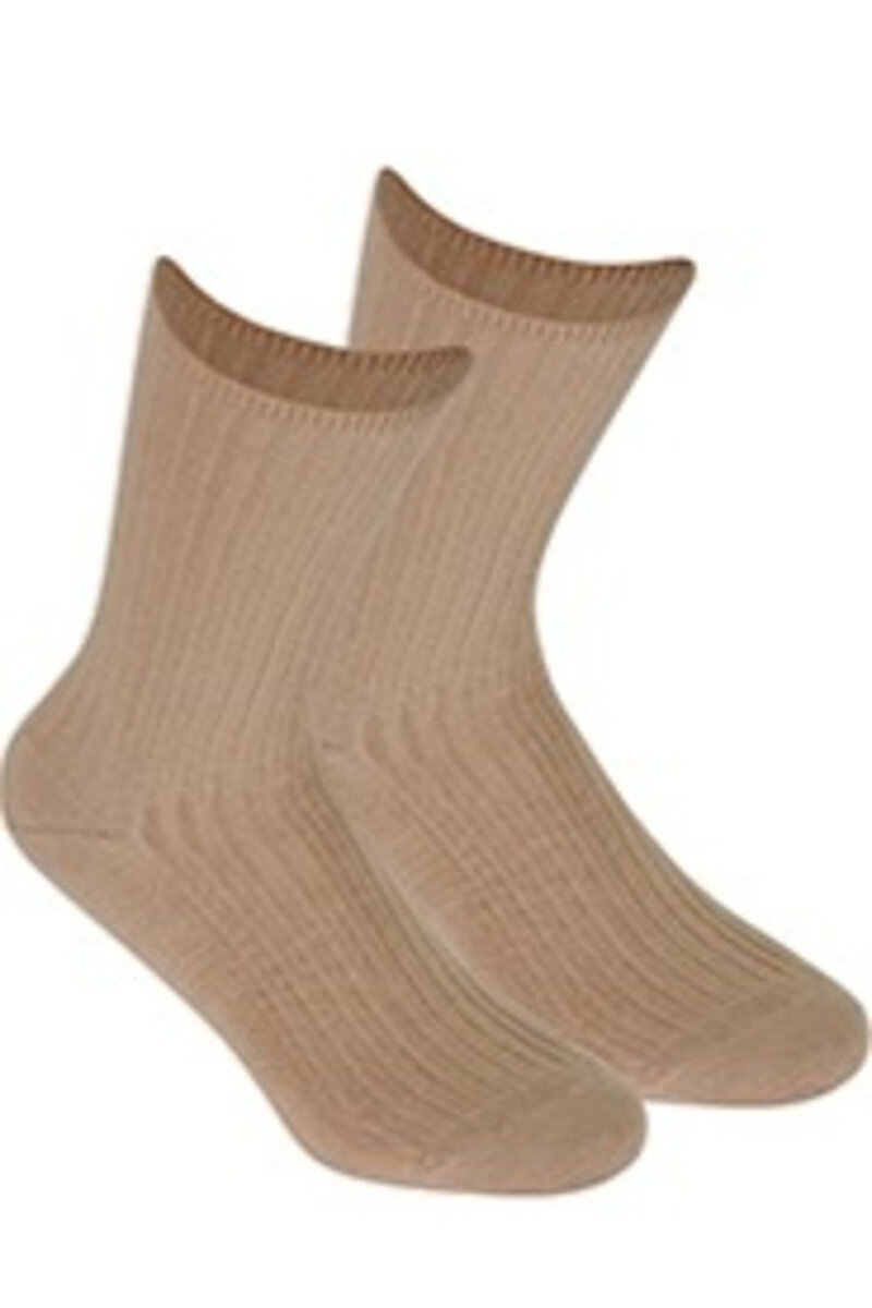 Netlačící dámské žebrované ponožky 20F Wola, černá UNI i170_W8408P997000G95