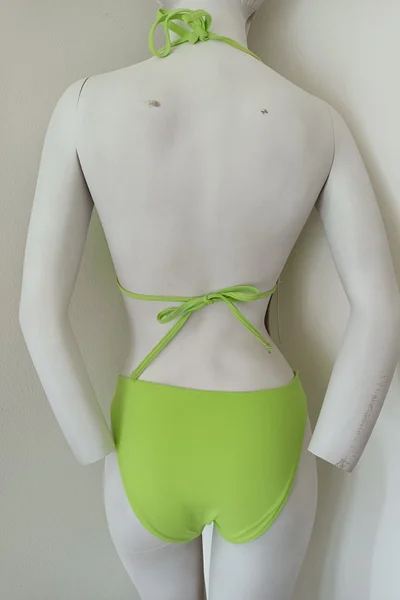 Zelené neonové dvoudílné plavky pro ženy - Gemini Zářivé