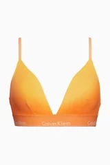 Podprsenka pro ženy bez kostice 3Q5 oranžová - Calvin Klein