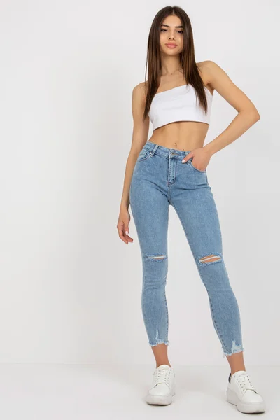 Modré džíny FPrice pro ženy - model SP s perfektním střihem