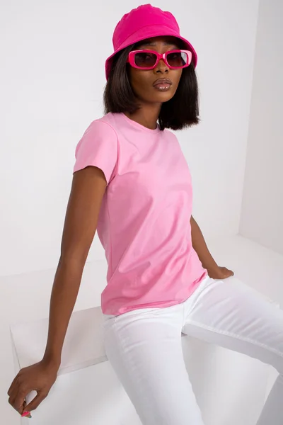 Růžové tričko Peachy - Klasický styl FPrice