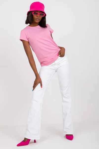 Růžové tričko Peachy - Klasický styl FPrice