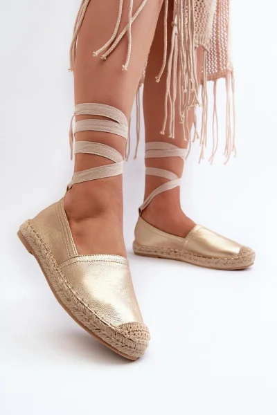 Step in Style: Ekokůžové Vázačky dámské espadrilky