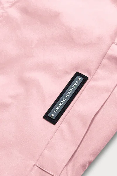Jednoduchá růžová bunda pro ženy FX3S6 S'WEST