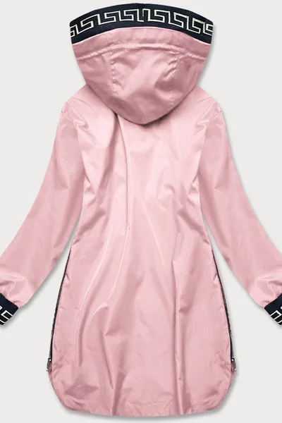Jednoduchá růžová bunda pro ženy FX3S6 S'WEST