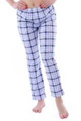 Modré pohodlné pyžamo pro ženyvé kalhoty Magda