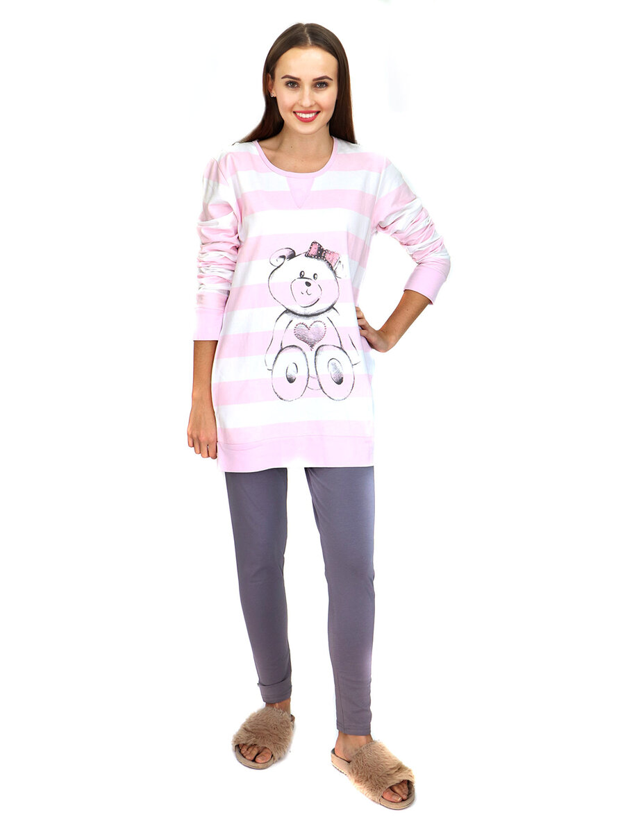 Pyžamo pro ženy SAB QF776 Sabrina Cocoon Secret, růžova XL i10_P11481_1:9_2:93_
