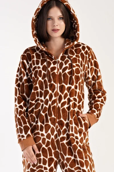 Žirafí softový dámský overal