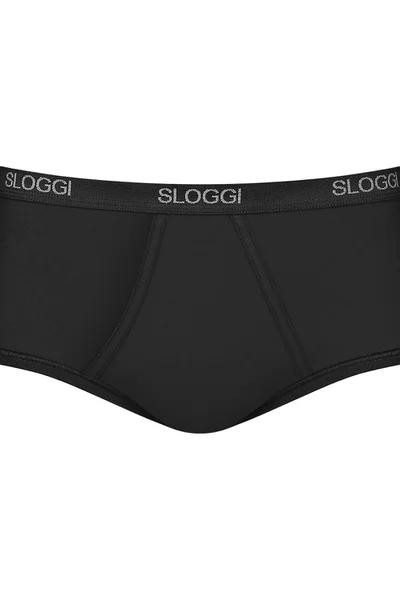 Černé pánské maxi boxerky Basic od Sloggi