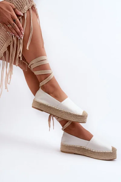 Stylové dámské espadrilky se šněrováním Step in style