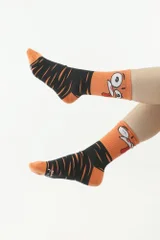 Oranžové smajlíkové ponožky Moraj