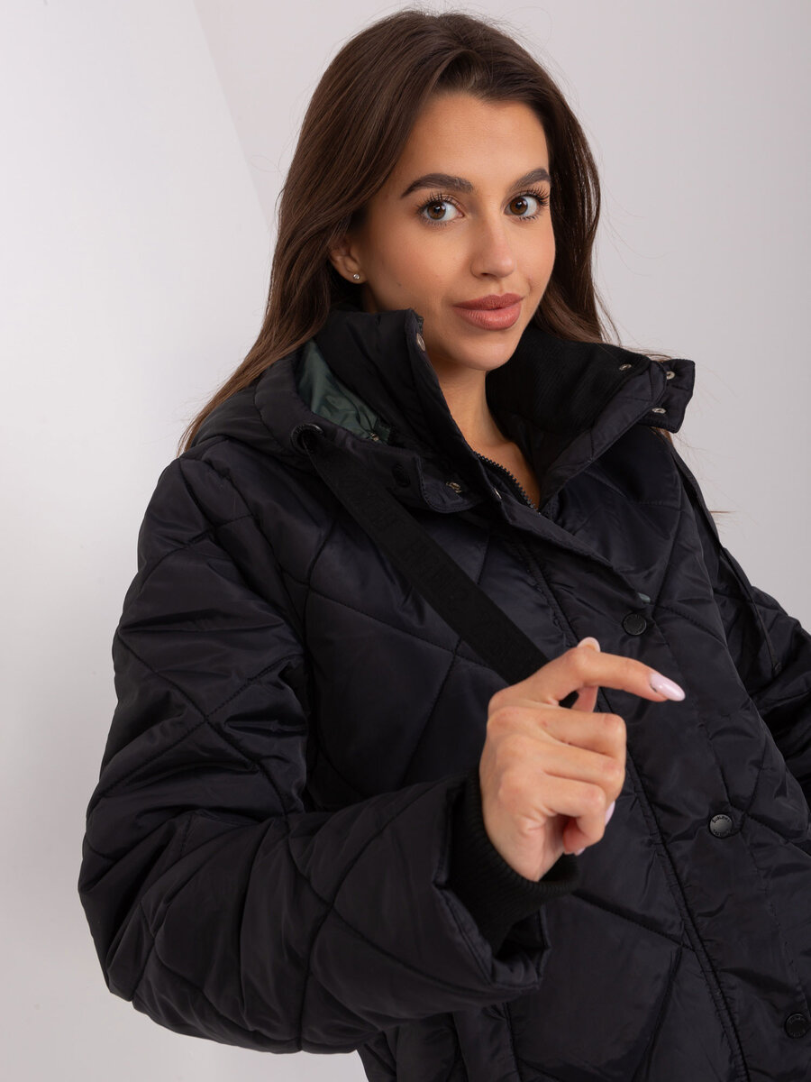 Černá bunda na zimu pro ženy - SUBLEVEL FPrice, M i523_4063813560389