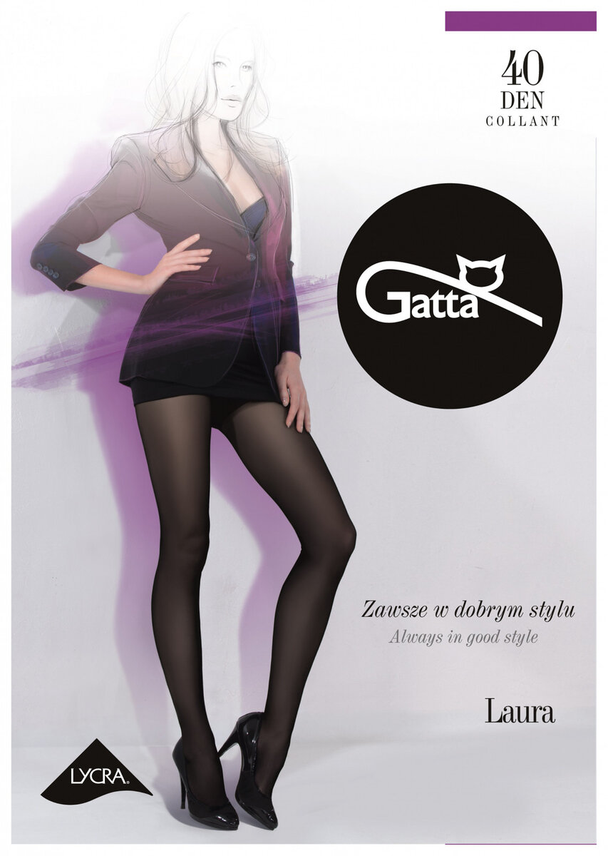 Dámské punčochové kalhoty Gatta| Laura J8XE47 den, nero/černá 4-L i384_59853532