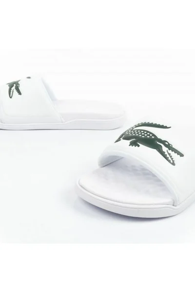 Pánské žabky Lacoste Croco Bílá-Černá