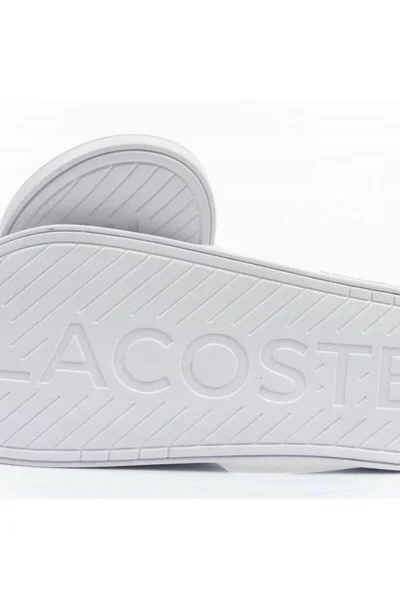 Pánské žabky Lacoste Croco Bílá-Černá