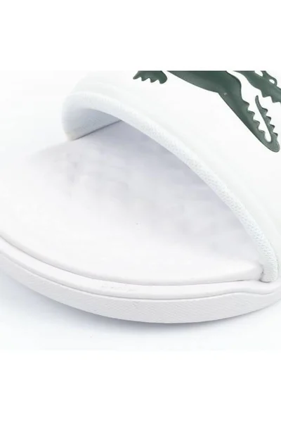 Pánské žabky Lacoste Croco Bílá-Černá