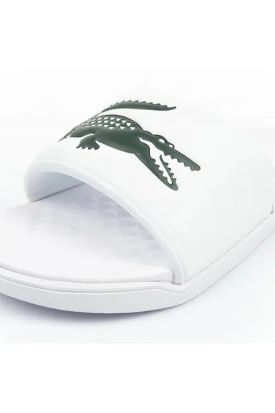 Pánské žabky Lacoste Croco Bílá-Černá