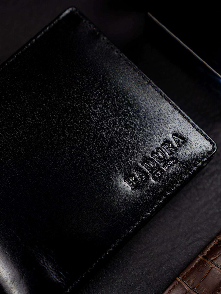 Pánská kožená peněženka 7E358 - BADURA FPrice, černá one size i10_P50231_1:2013_2:416_